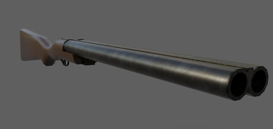 Double Barrel Shotgun